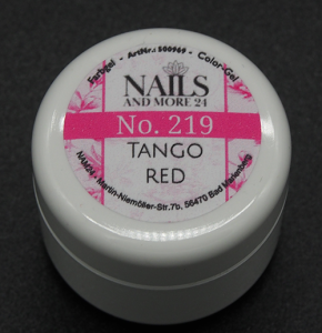 #219 Tango Red 5g - NAM24 UV Farbgel